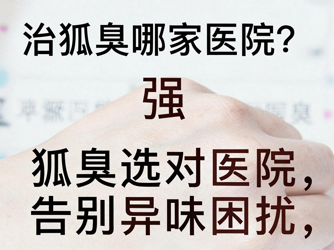 治狐臭哪家医院强？治狐臭选对医院，告别异味困扰