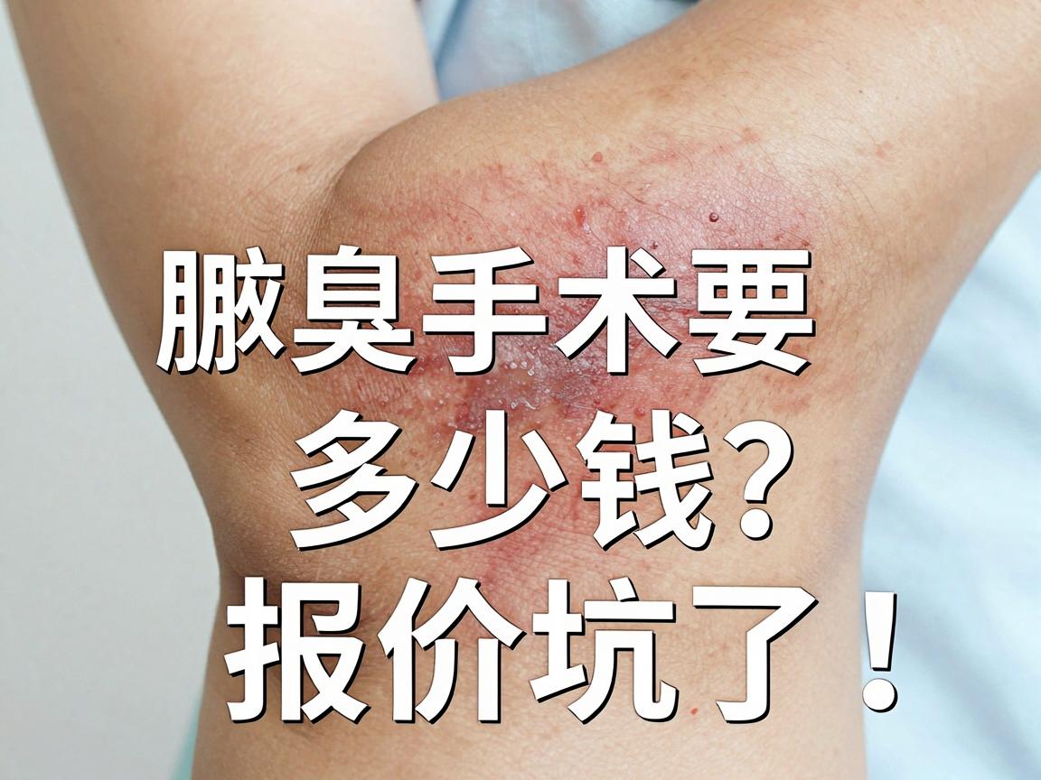 腋臭手术要多少钱？别再被乱报价坑了！一文讲清费用真相