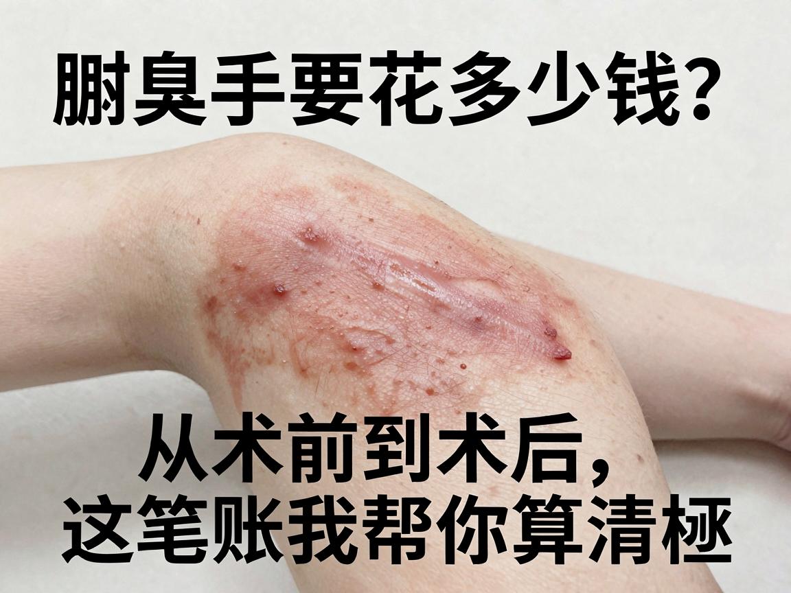 腋臭手术要花多少钱？从术前到术后，这笔账我帮你算清楚