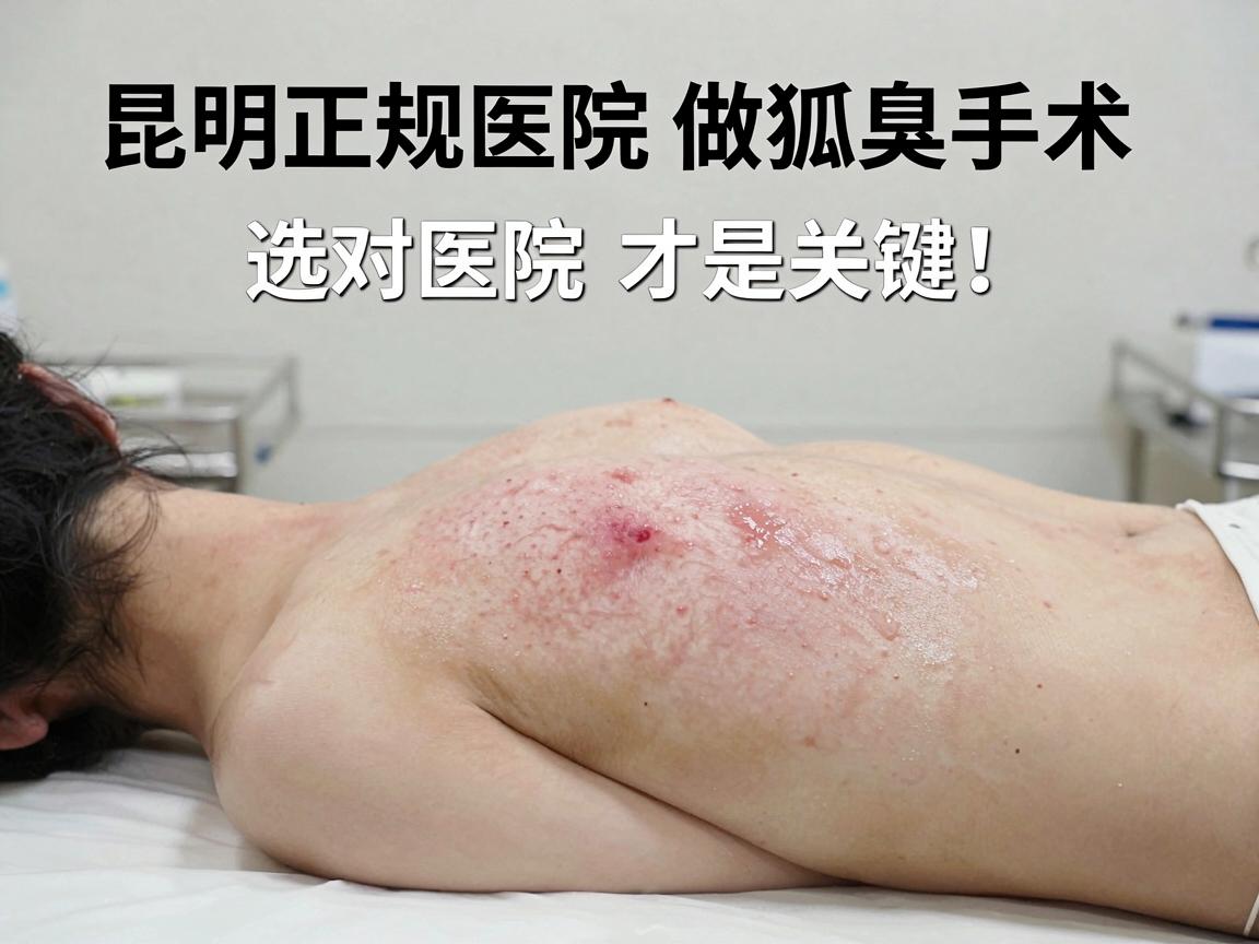 昆明正规医院做狐臭手术，选对医院才是关键！狐臭手术医院怎么挑？