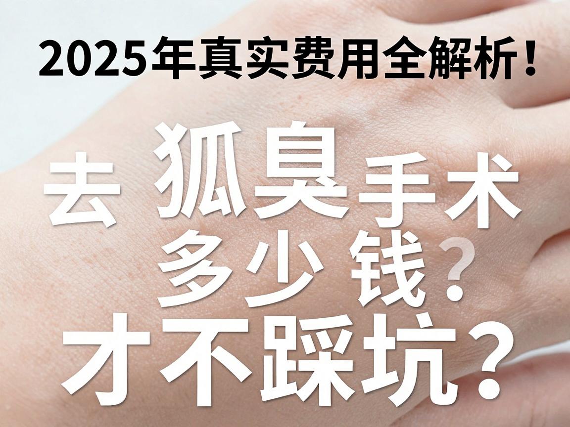 去狐臭手术多少钱？2025年真实费用全解析，去狐臭手术多少钱才不踩坑？