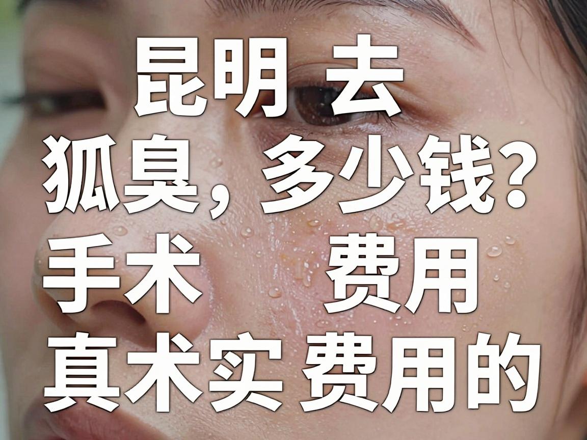 昆明去狐臭手术多少钱？揭秘手术费用的真实构成与省钱攻略