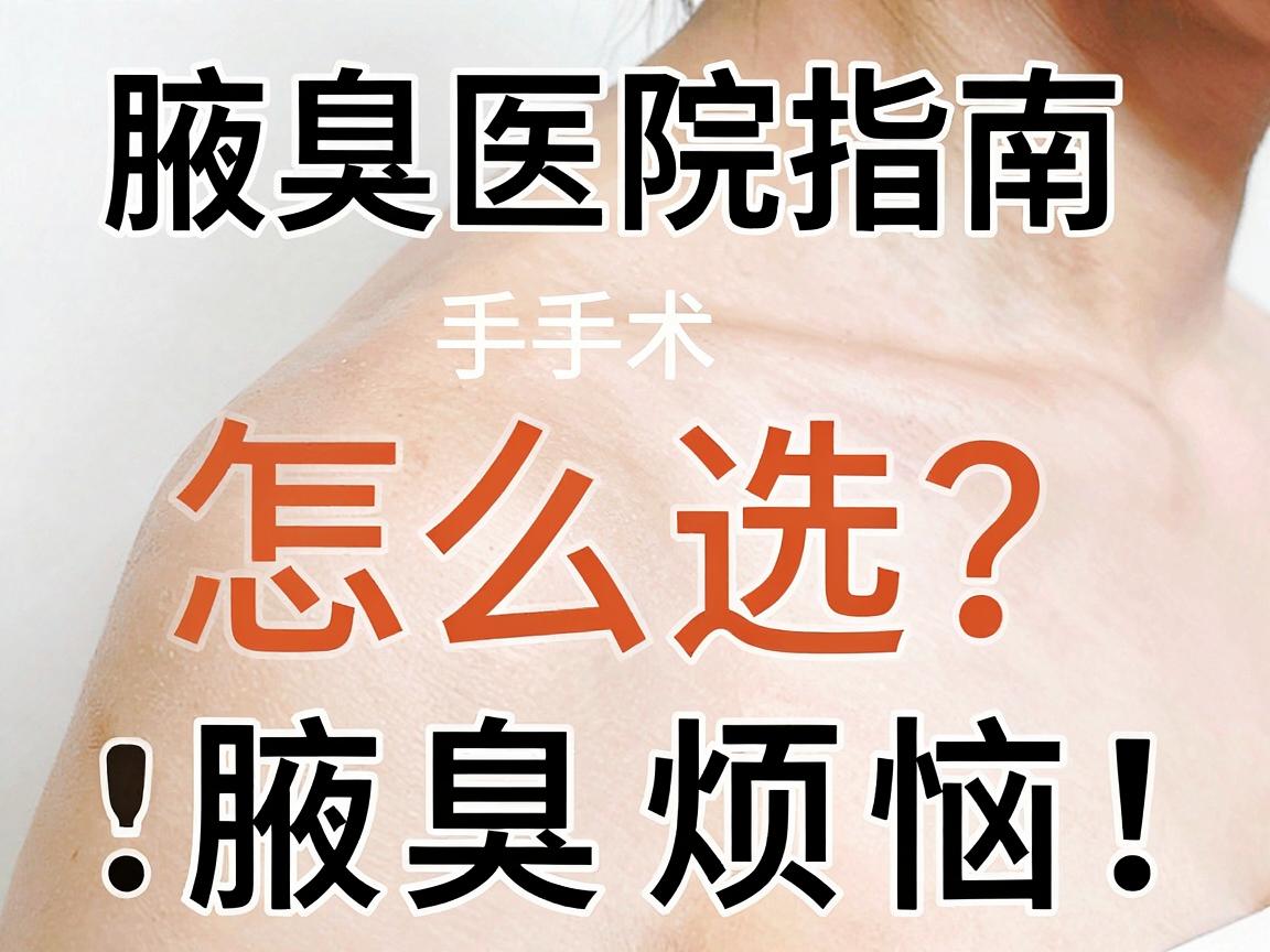 腋臭手术怎么选？这份腋臭医院指南，让你告别腋臭烦恼！