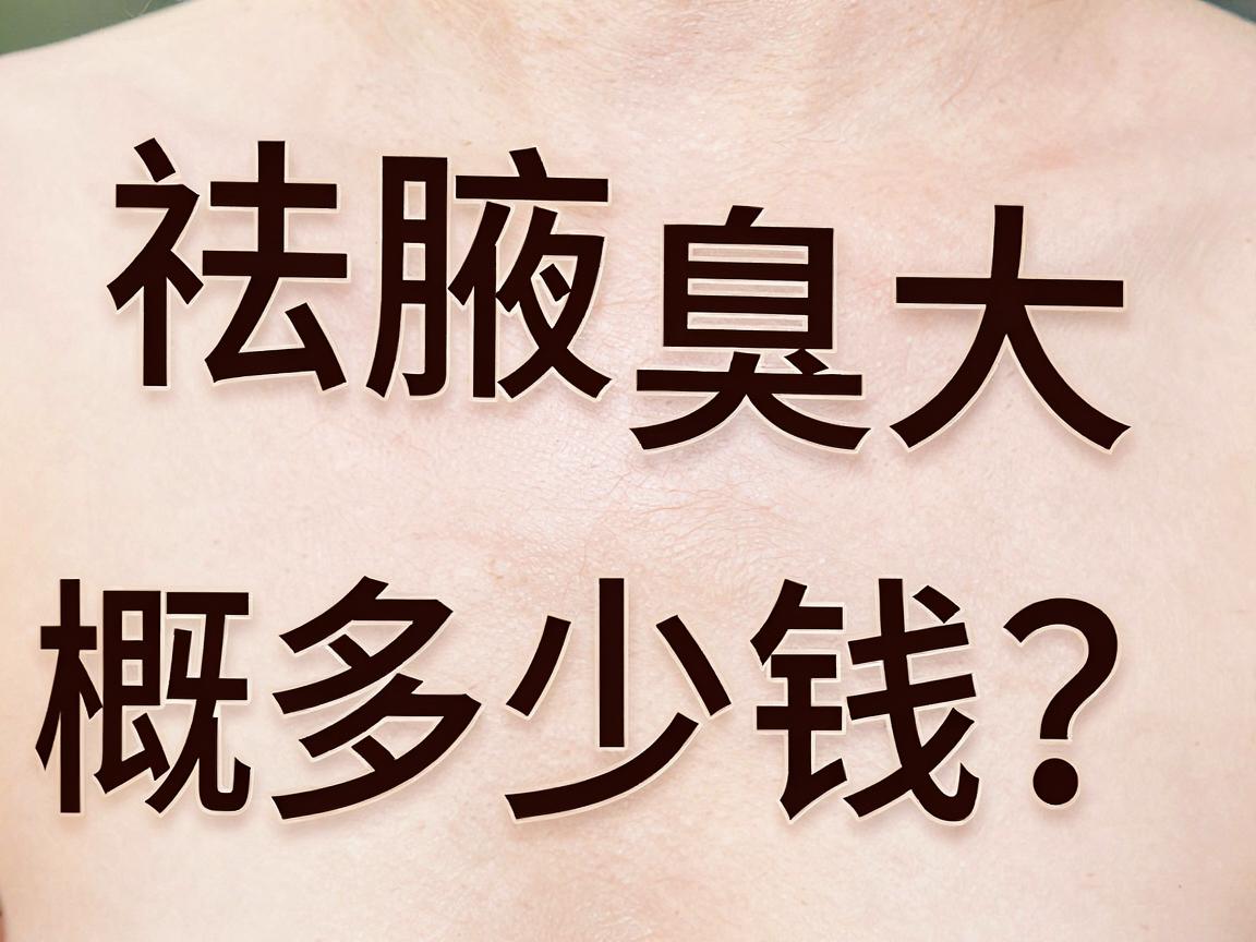 祛腋臭大概多少钱？腋臭手术费用与祛腋臭成本全解析