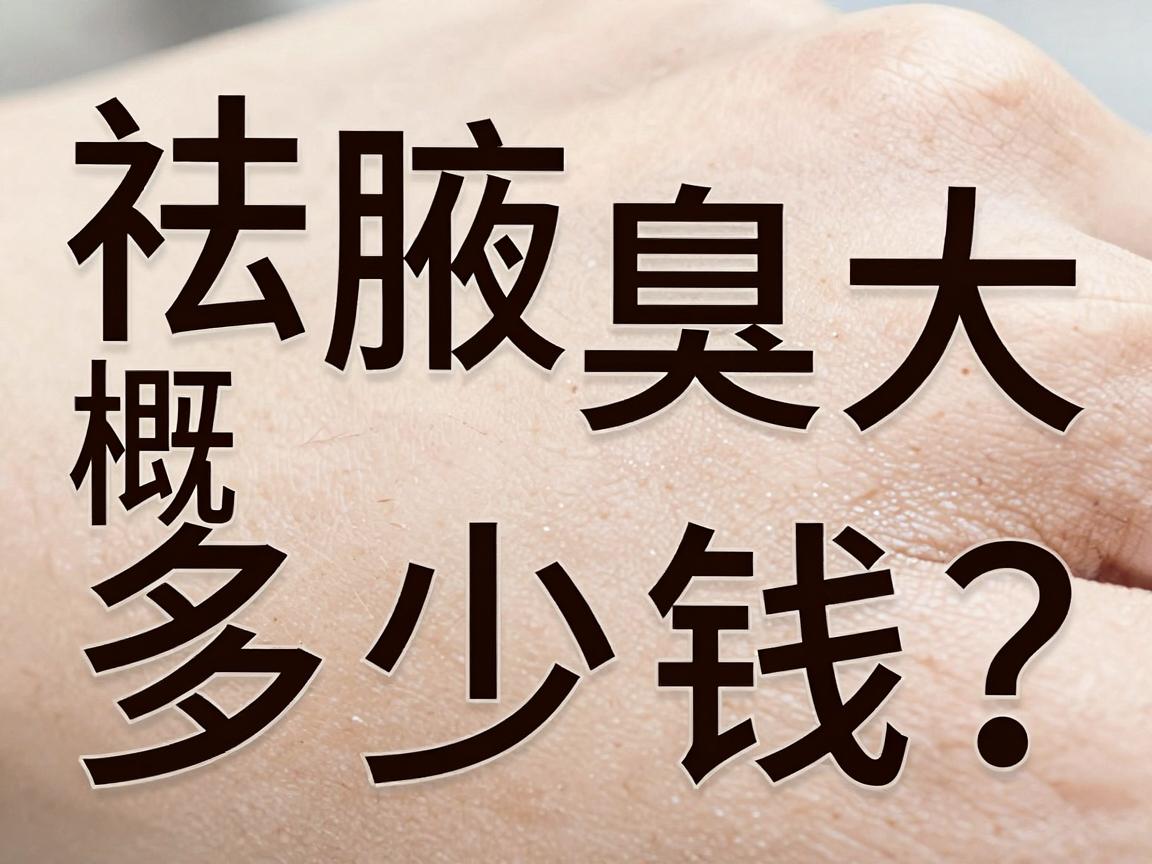 祛腋臭大概多少钱？腋臭手术费用与祛腋臭成本全解析