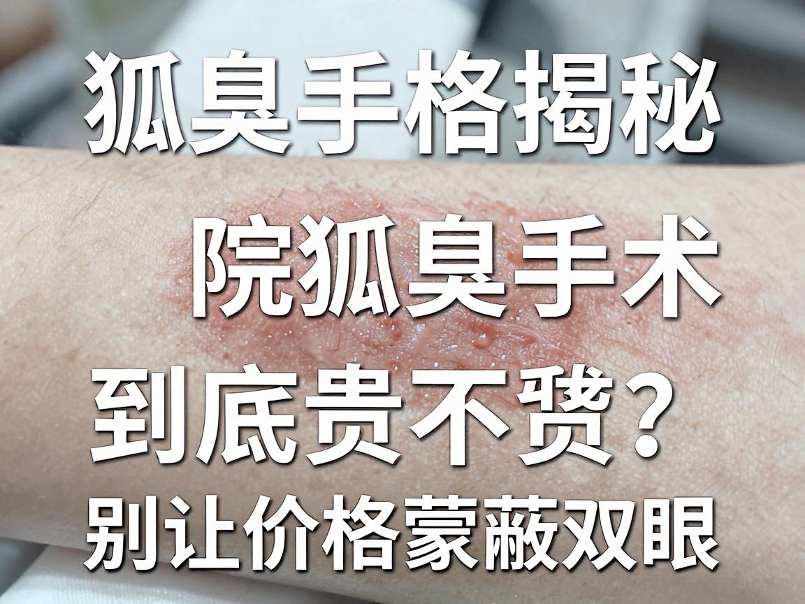 狐臭手术价格揭秘，正规医院狐臭手术价格到底贵不贵？别让价格蒙蔽双眼