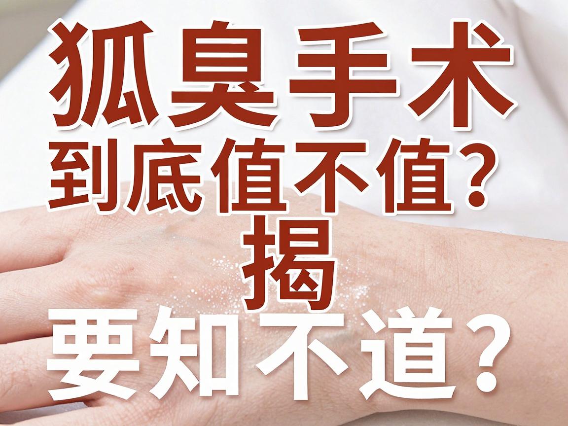 狐臭手术价格大揭秘，狐臭手术到底值不值？狐臭手术你需要知道这些